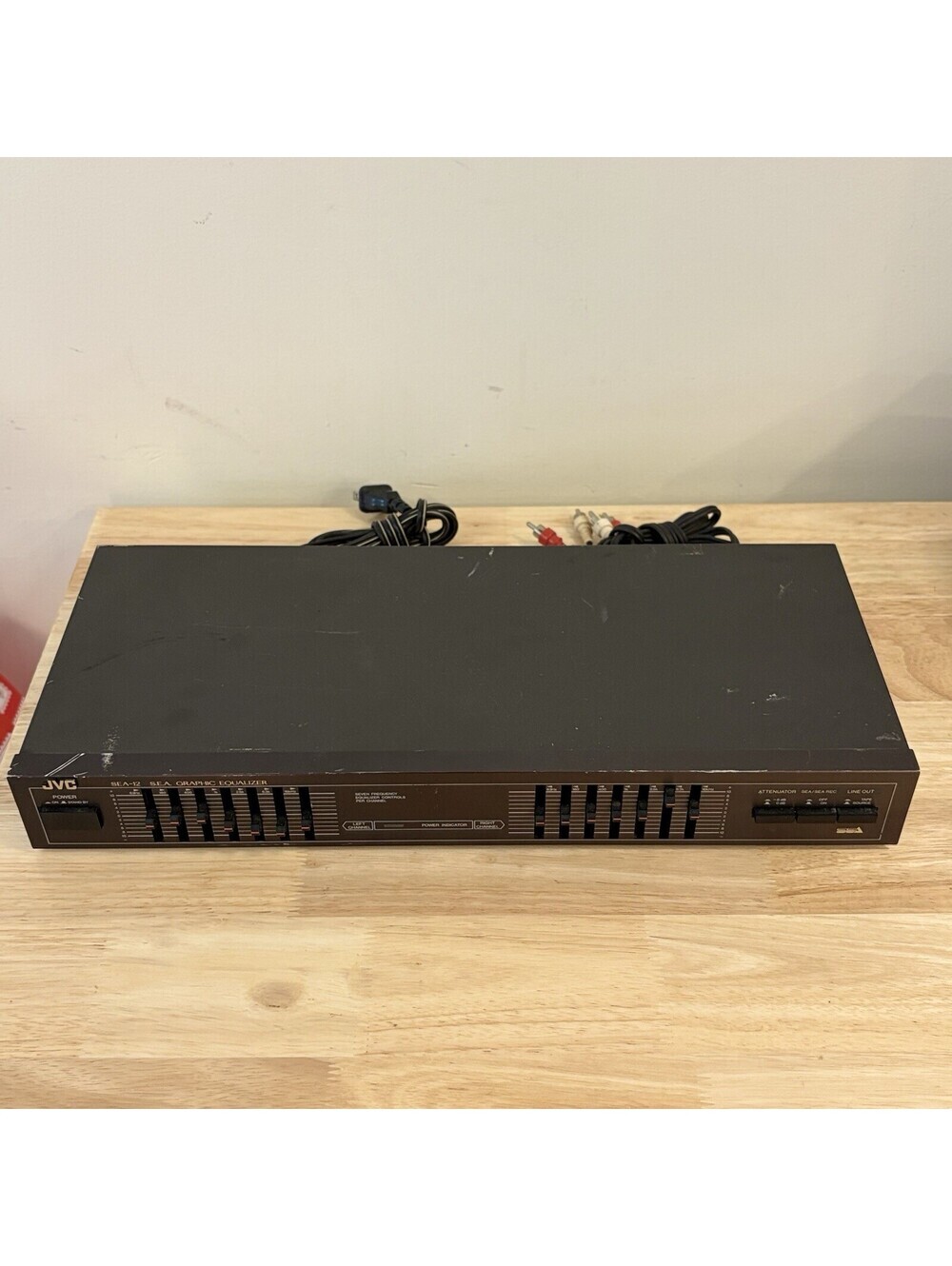 Vintage 1980s JVC Graphic Equalizer Model SEA-12BK Made in Japan